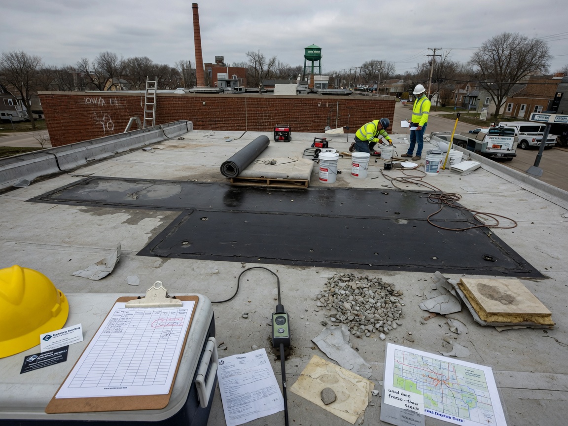 What Influences Flat Roof Repair Prices In Cedar Rapids